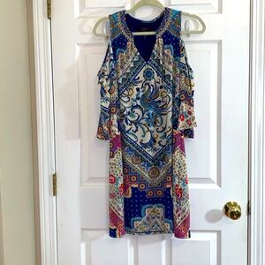 Hale Bob Cold shoulder dress